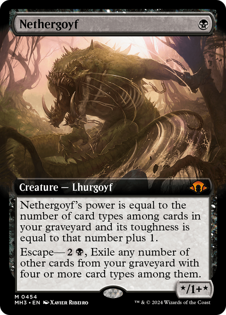Nethergoyf (Extended Art) [Modern Horizons 3] | Game Master's Emporium (The New GME)