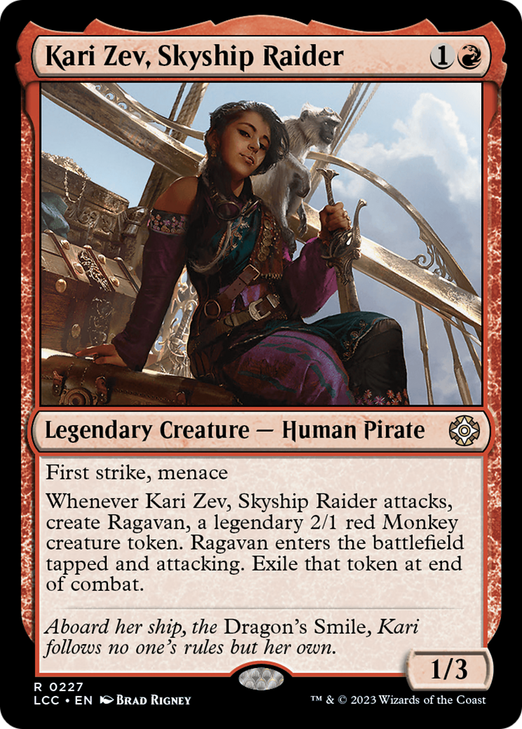 Kari Zev, Skyship Raider [The Lost Caverns of Ixalan Commander] | Game Master's Emporium (The New GME)