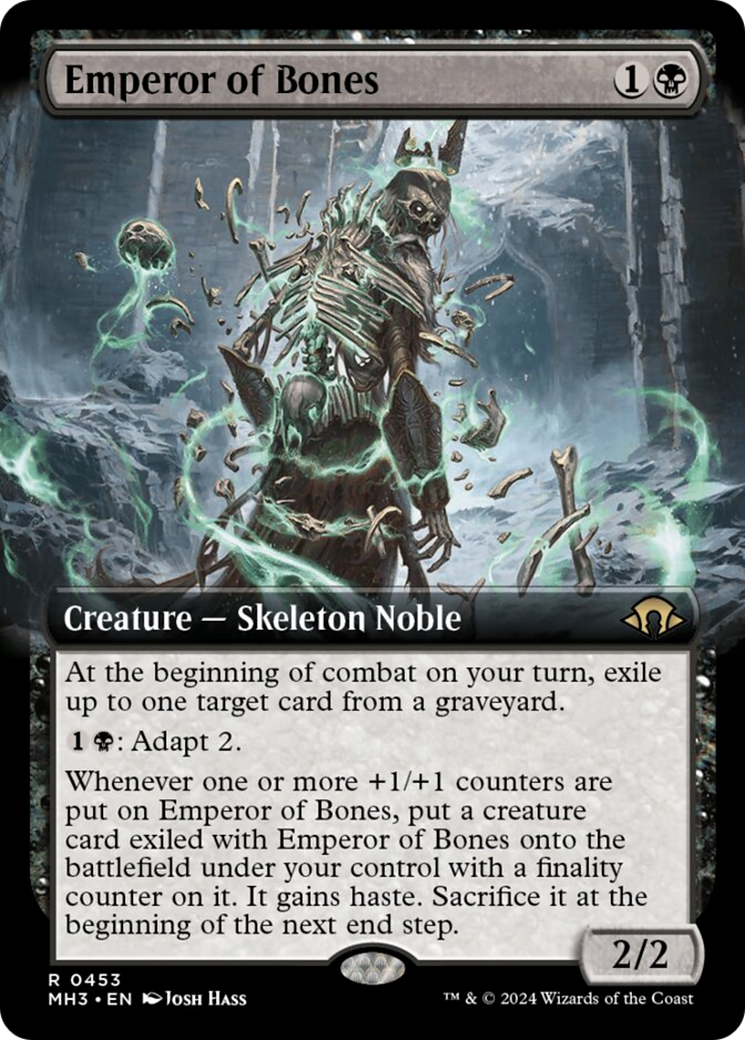 Emperor of Bones (Extended Art) [Modern Horizons 3] | Game Master's Emporium (The New GME)