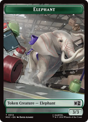 Angel // Elephant Double-Sided Token [Marvel Super Heroes Commander Tokens] | Game Master's Emporium (The New GME)