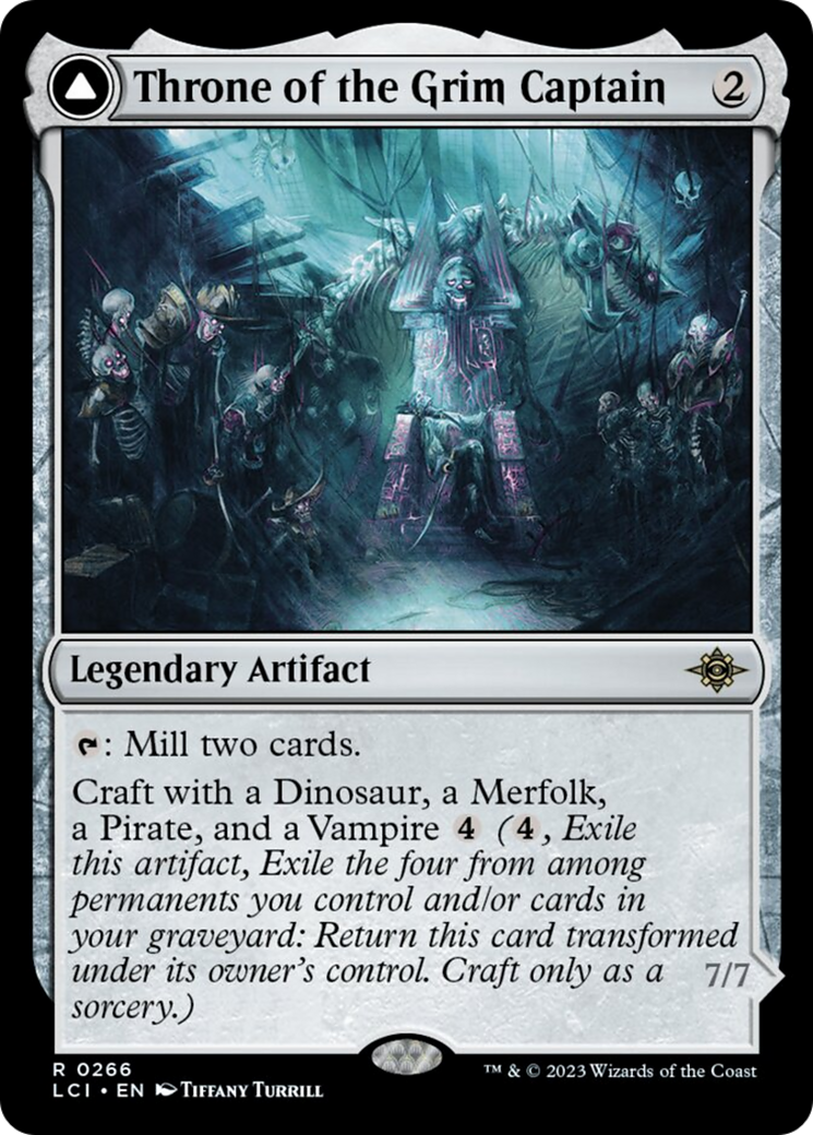 Throne of the Grim Captain // The Grim Captain [The Lost Caverns of Ixalan] | Game Master's Emporium (The New GME)
