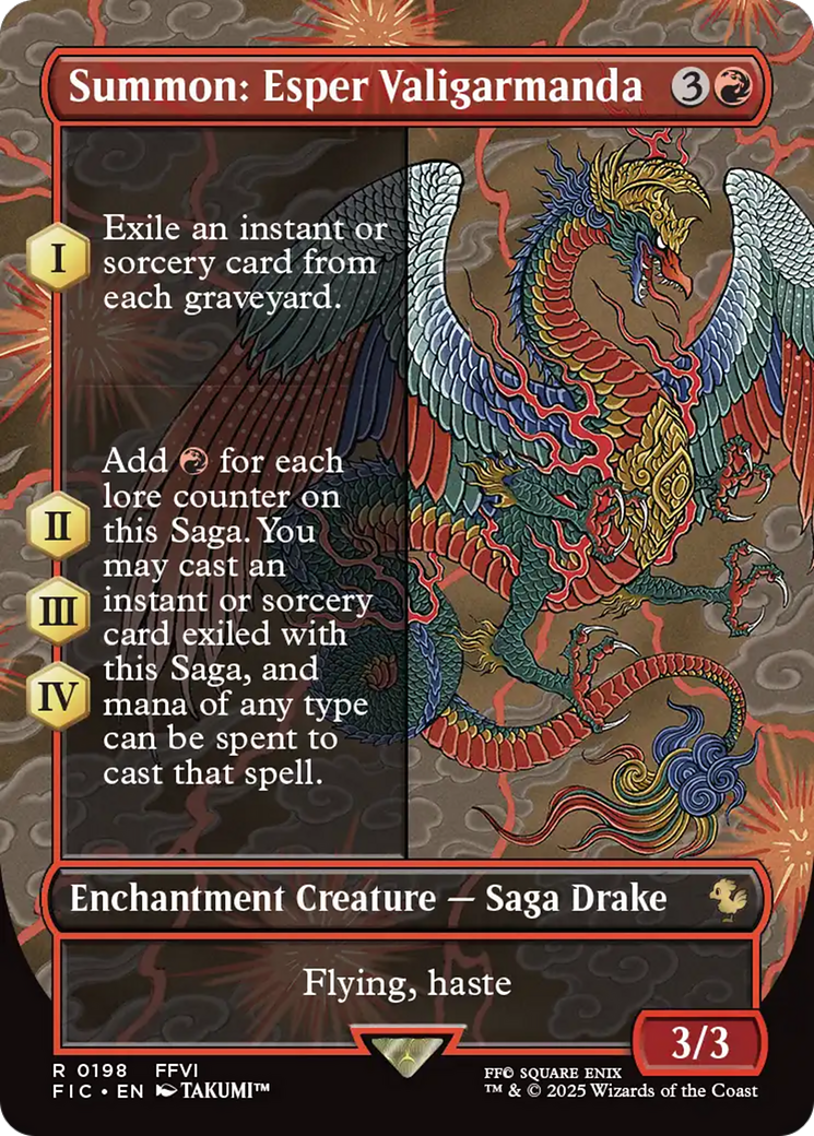 Summon: Esper Valigarmanda (Borderless) [FINAL FANTASY Commander] | Game Master's Emporium (The New GME)