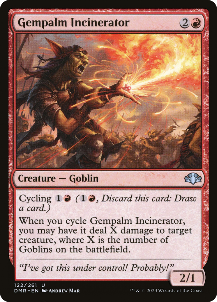 Gempalm Incinerator [Dominaria Remastered] | Game Master's Emporium (The New GME)