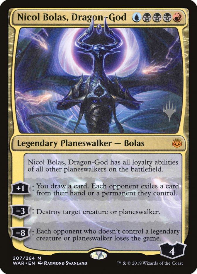 Nicol Bolas, Dragon-God (Promo Pack) [War of the Spark Promos] | Game Master's Emporium (The New GME)