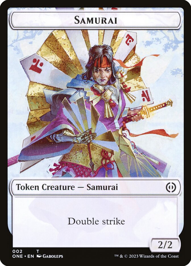 Phyrexian Goblin // Samurai Double-Sided Token [Phyrexia: All Will Be One Tokens] | Game Master's Emporium (The New GME)