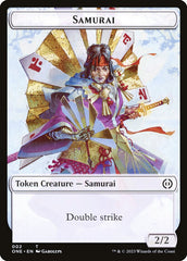 Phyrexian Goblin // Samurai Double-Sided Token [Phyrexia: All Will Be One Tokens] | Game Master's Emporium (The New GME)