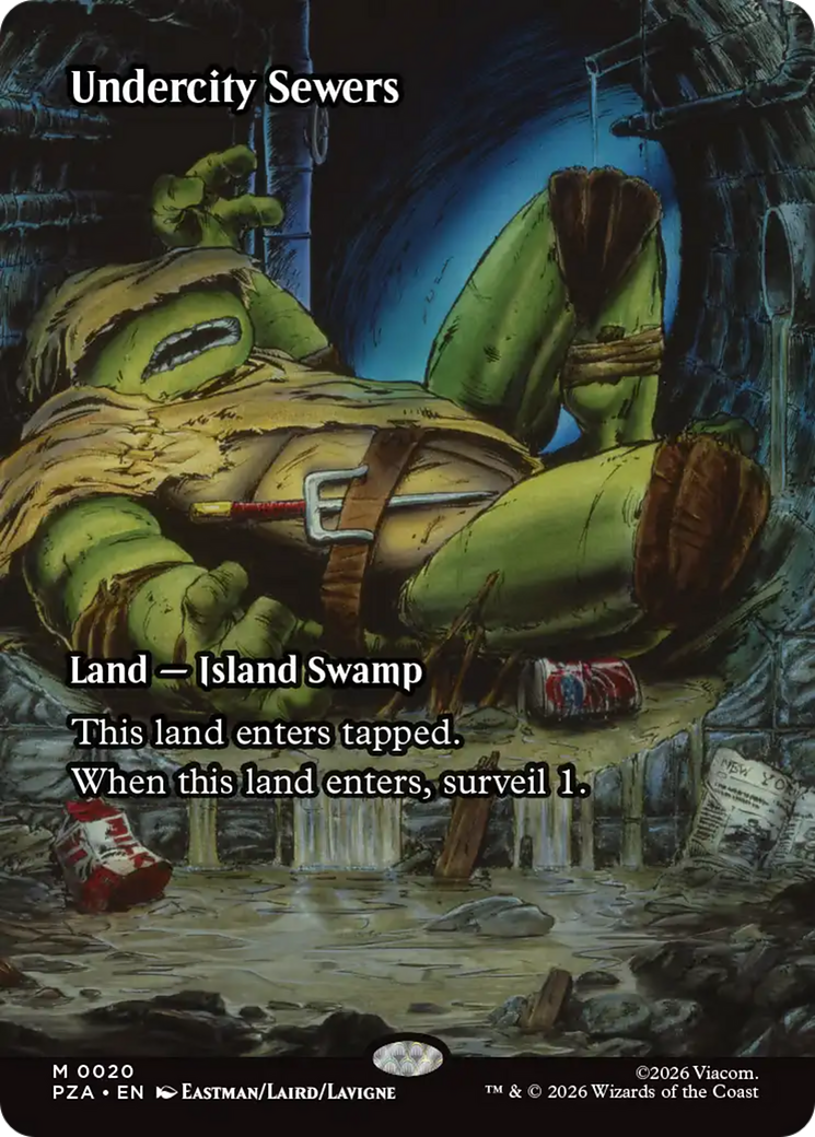 Undercity Sewers (Borderless) [Teenage Mutant Ninja Turtles Eternal-Legal] | Game Master's Emporium (The New GME)