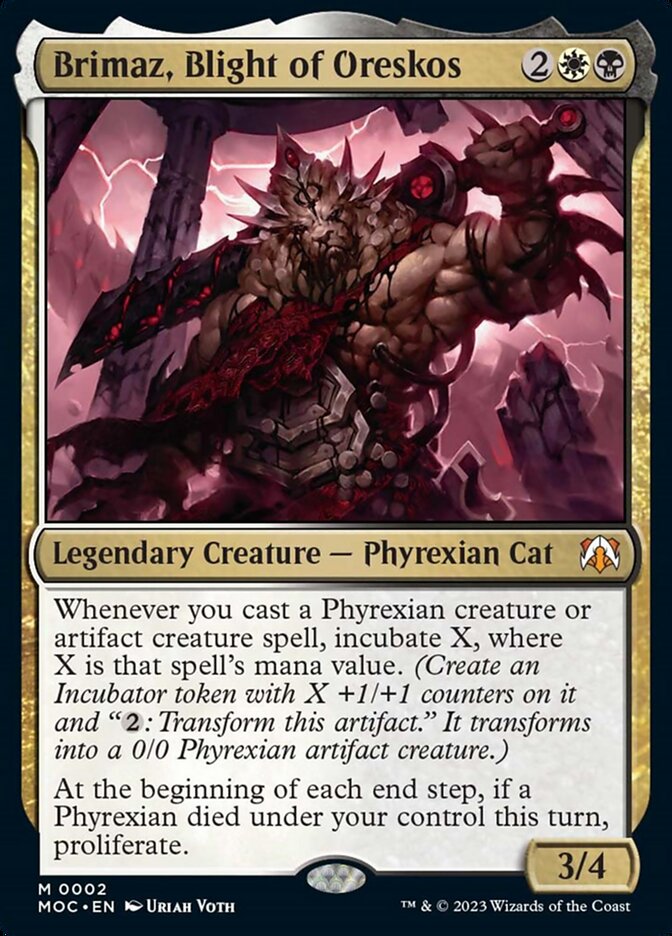 Brimaz, Blight of Oreskos [March of the Machine Commander] | Game Master's Emporium (The New GME)
