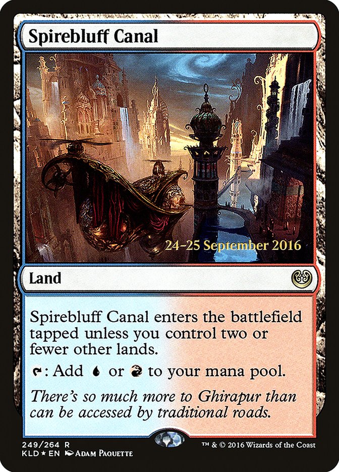 Spirebluff Canal [Kaladesh Prerelease Promos] | Game Master's Emporium (The New GME)