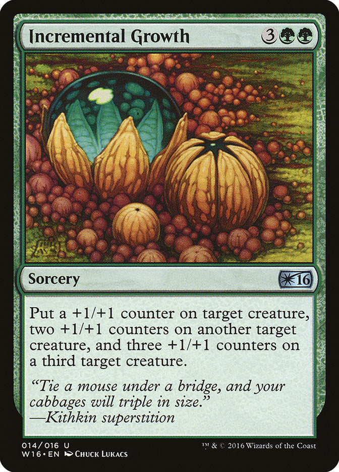 Incremental Growth [Welcome Deck 2016] | Game Master's Emporium (The New GME)