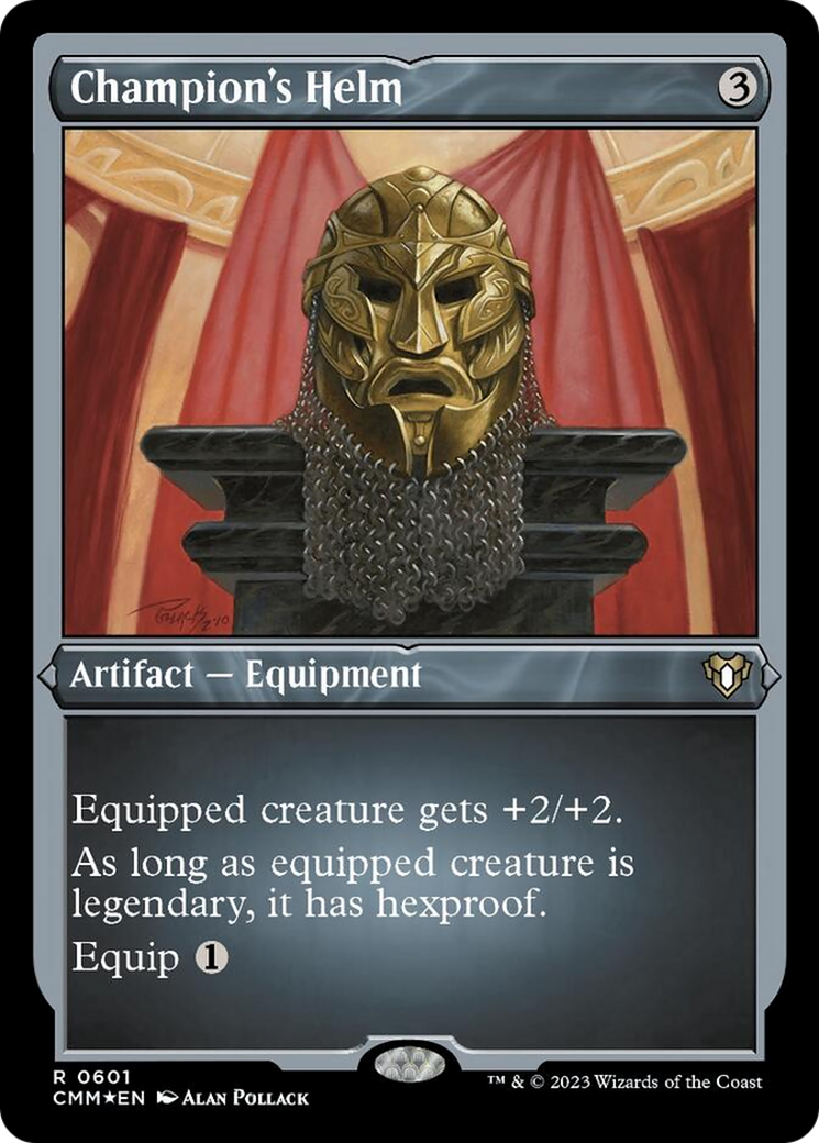 Champion's Helm (Foil Etched) [Commander Masters] | Game Master's Emporium (The New GME)
