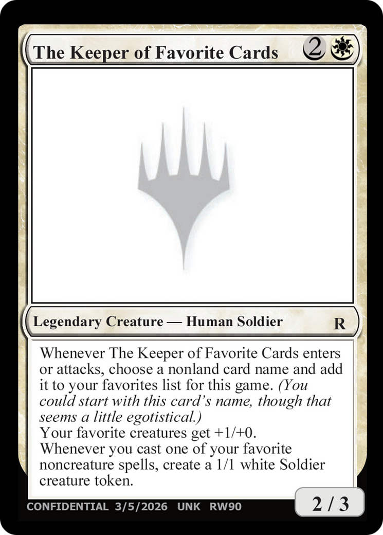 The Keeper of Favorite Cards (3/5/2026) [Unknown Event] | Game Master's Emporium (The New GME)