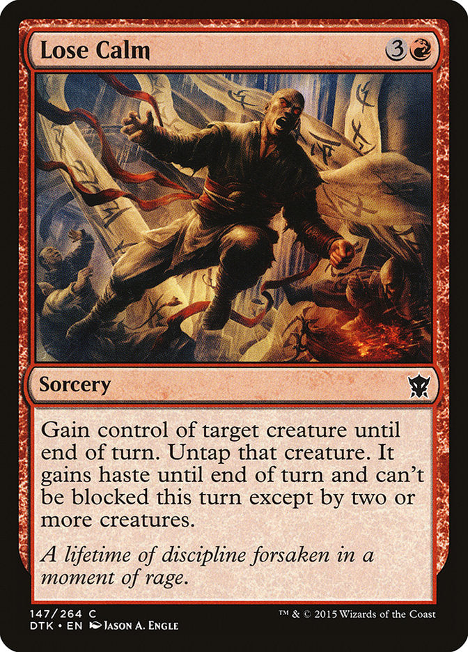 Lose Calm [Dragons of Tarkir] | Game Master's Emporium (The New GME)