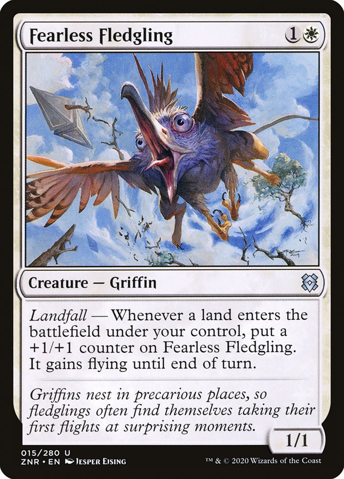 Fearless Fledgling [Zendikar Rising] | Game Master's Emporium (The New GME)