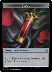 Blood // Shapeshifter Double-Sided Token [March of the Machine Commander Tokens] | Game Master's Emporium (The New GME)
