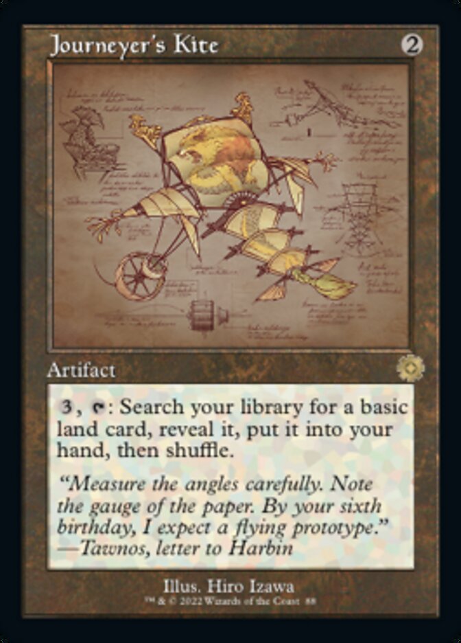 Journeyer's Kite (Retro Schematic) [The Brothers' War Retro Artifacts] | Game Master's Emporium (The New GME)
