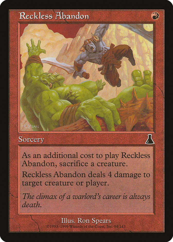 Reckless Abandon [Urza's Destiny] | Game Master's Emporium (The New GME)