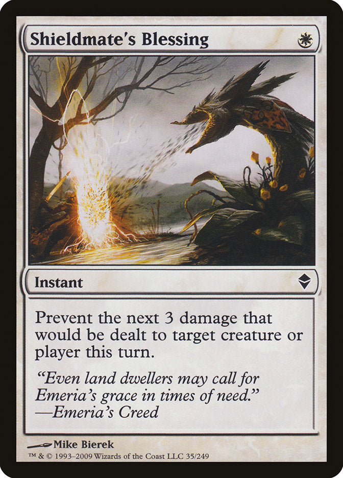 Shieldmate's Blessing [Zendikar] | Game Master's Emporium (The New GME)