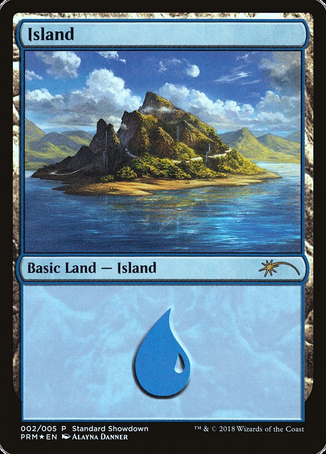 Island (Alayna Danner) [Standard Showdown Promos] | Game Master's Emporium (The New GME)