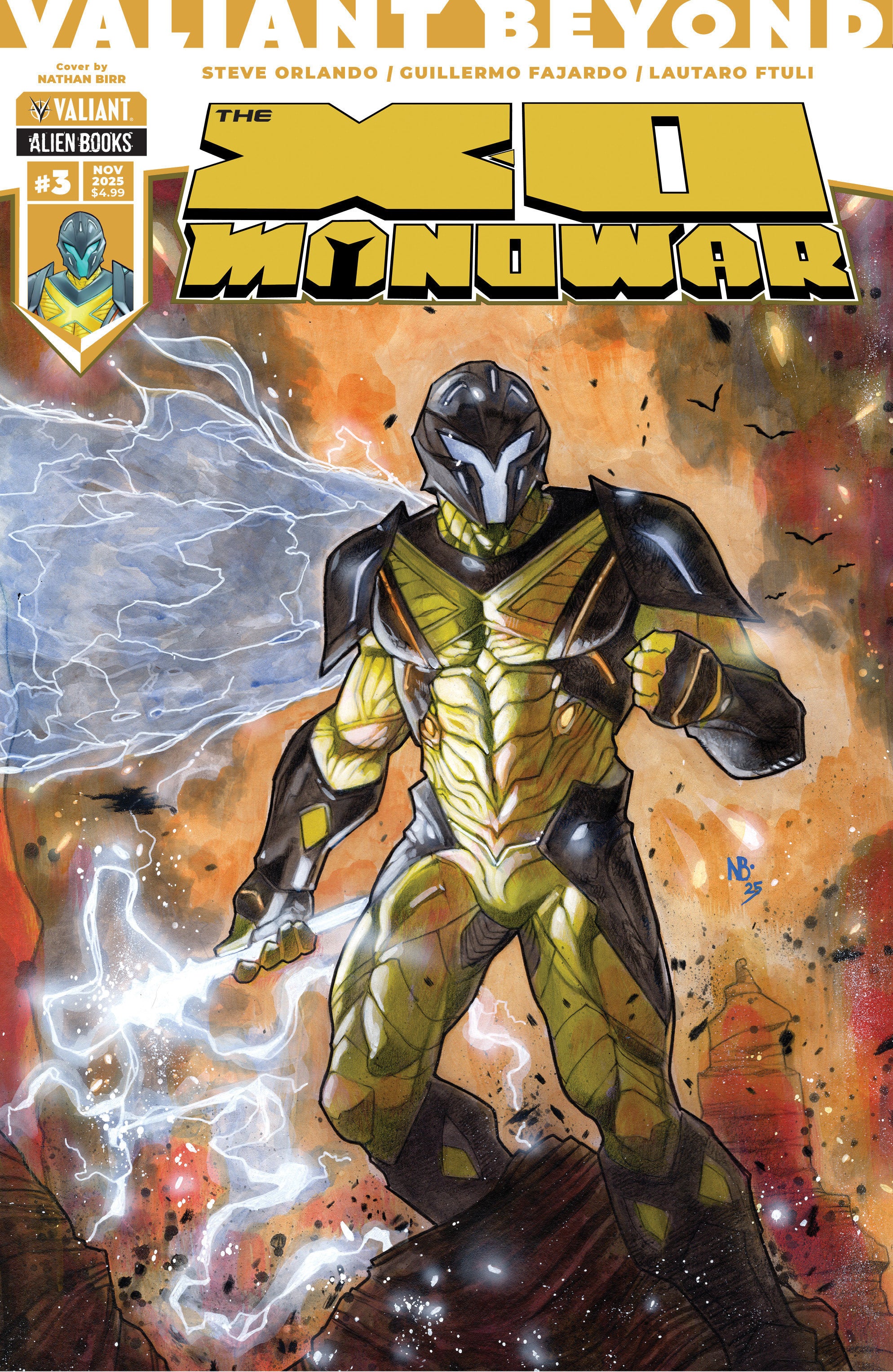Valiant Beyond: The X O Manowar #3 Cover A (Birr) | Game Master's Emporium (The New GME)