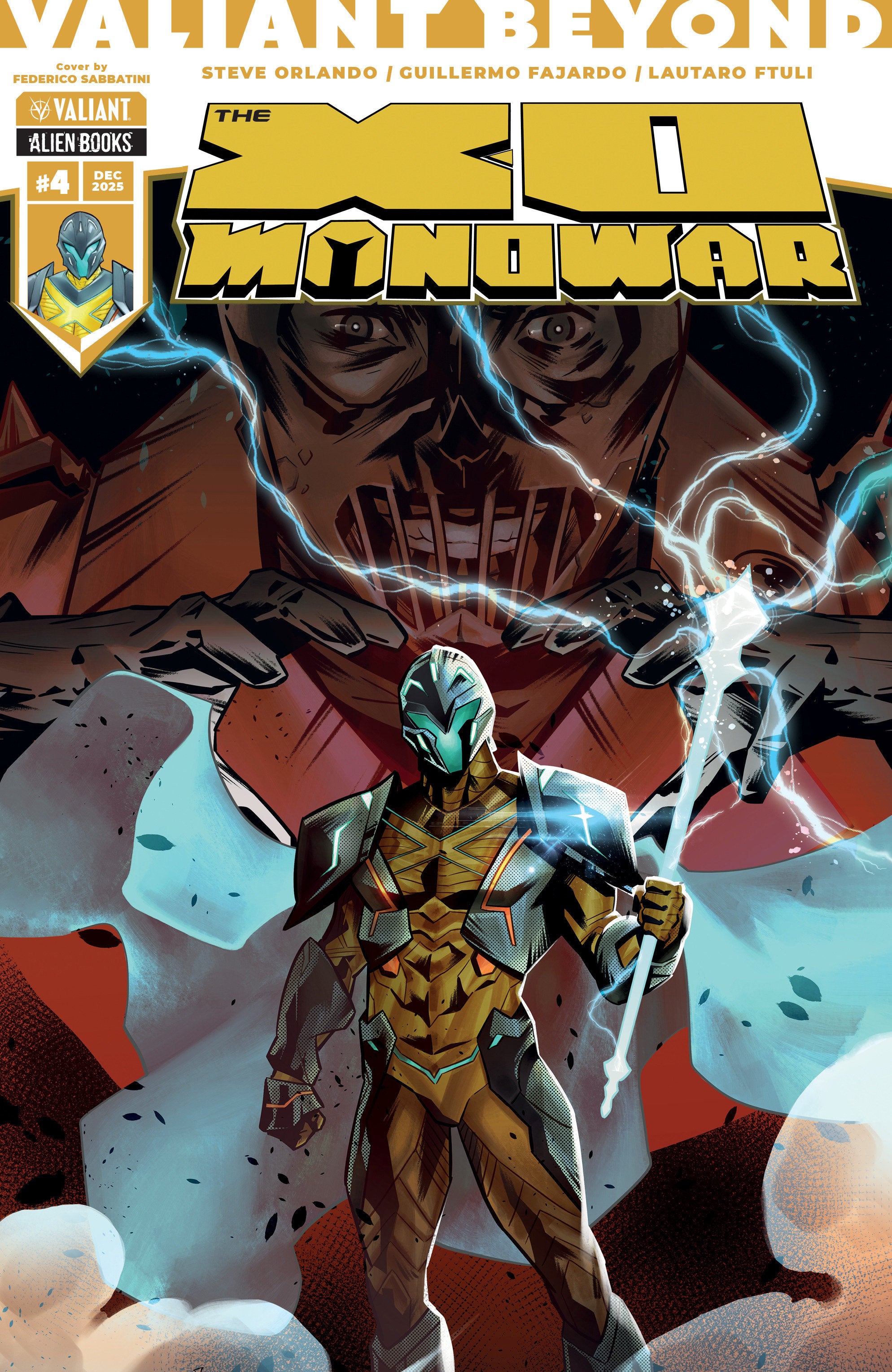 Valiant Beyond: The X O Manowar #4 Cover A (Sabbatini) | Game Master's Emporium (The New GME)