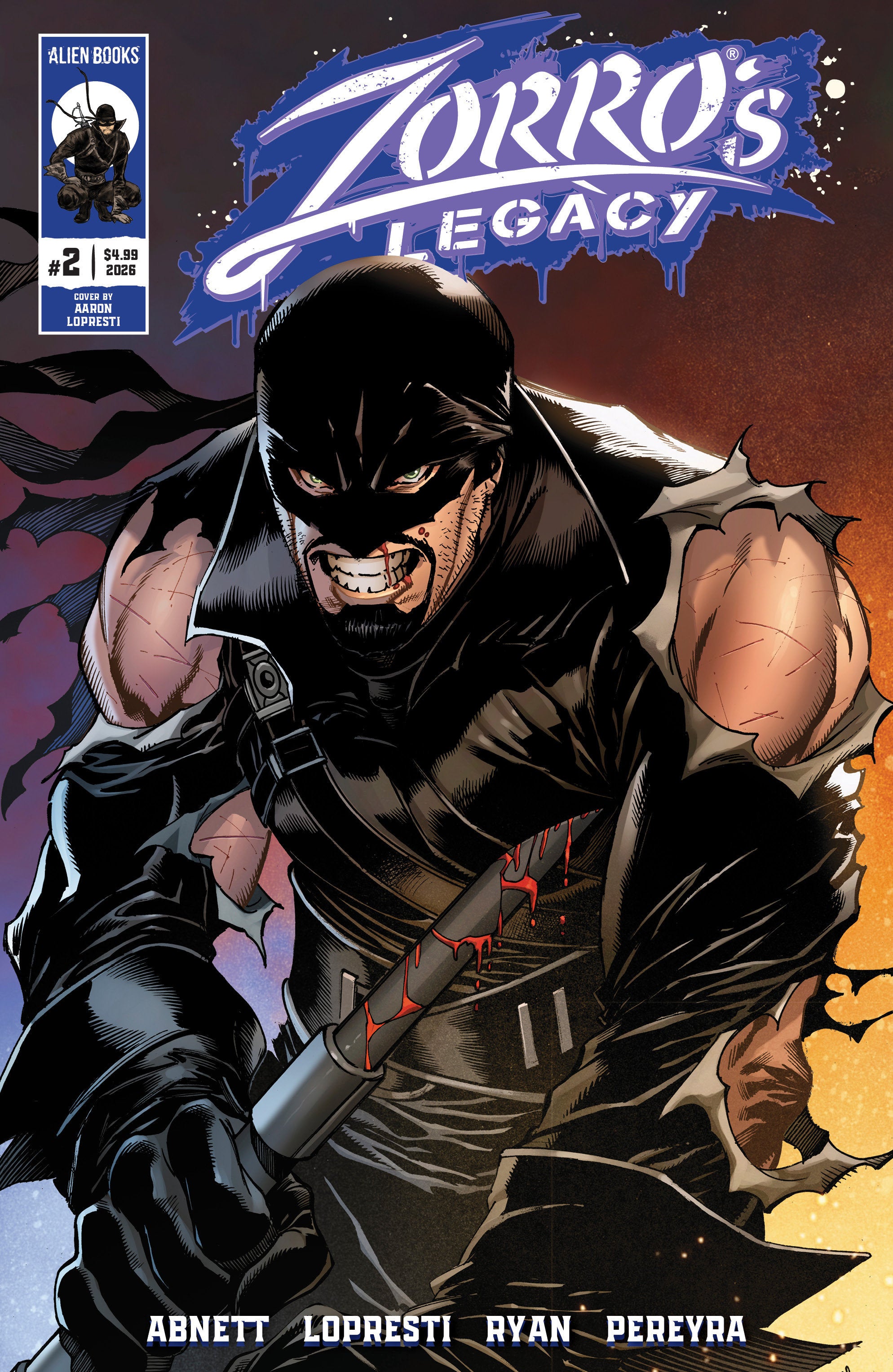 Zorro's Legacy #2 Cover A (Lopresti) | Game Master's Emporium (The New GME)