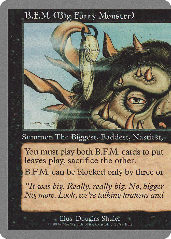 B.F.M. (Big Furry Monster) (28/94) [Unglued] | Game Master's Emporium (The New GME)