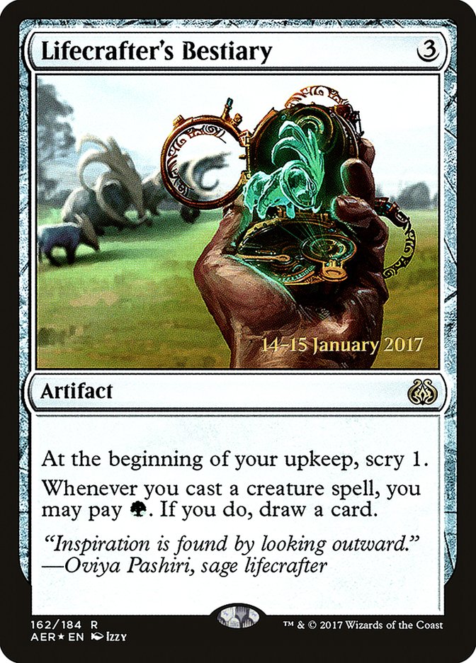 Lifecrafter's Bestiary [Aether Revolt Prerelease Promos] | Game Master's Emporium (The New GME)