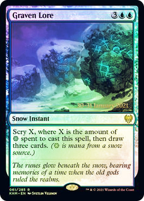 Graven Lore [Kaldheim Prerelease Promos] | Game Master's Emporium (The New GME)
