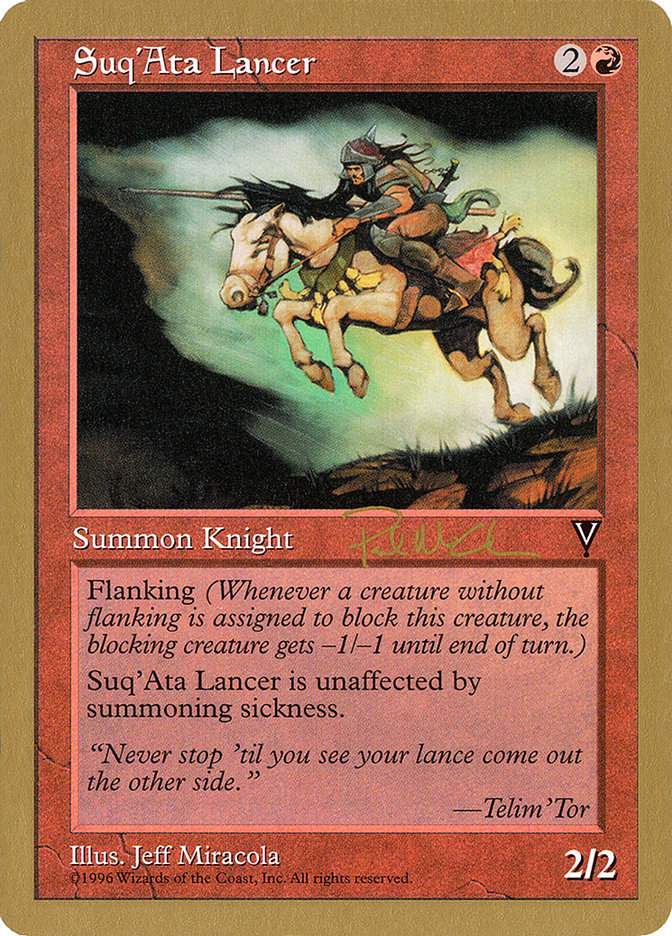 Suq'Ata Lancer (Paul McCabe) [World Championship Decks 1997] | Game Master's Emporium (The New GME)