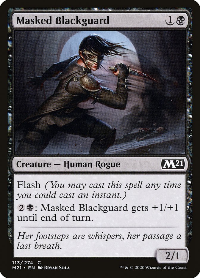 Masked Blackguard [Core Set 2021] | Game Master's Emporium (The New GME)