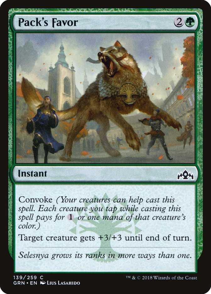 Pack's Favor [Guilds of Ravnica] | Game Master's Emporium (The New GME)