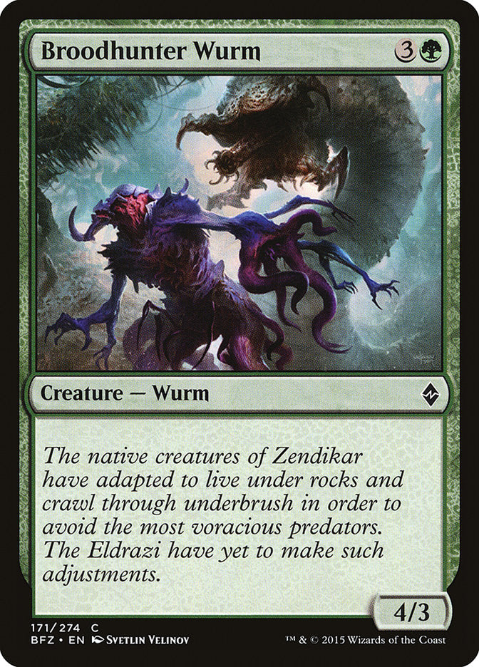 Broodhunter Wurm [Battle for Zendikar] | Game Master's Emporium (The New GME)