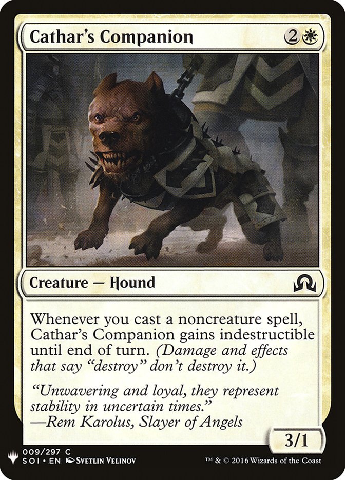 Cathar's Companion [Mystery Booster] | Game Master's Emporium (The New GME)