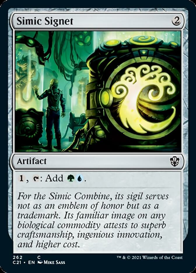 Simic Signet [Commander 2021] | Game Master's Emporium (The New GME)