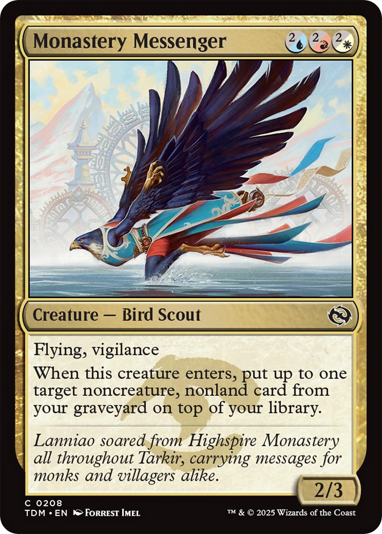Monastery Messenger [Tarkir: Dragonstorm] | Game Master's Emporium (The New GME)