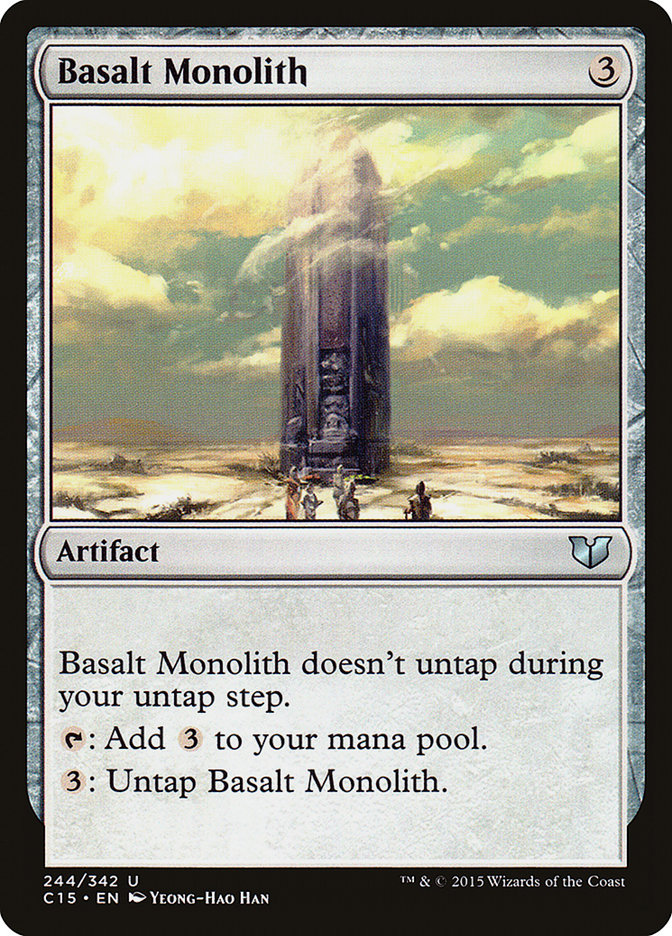 Basalt Monolith [Commander 2015] | Game Master's Emporium (The New GME)