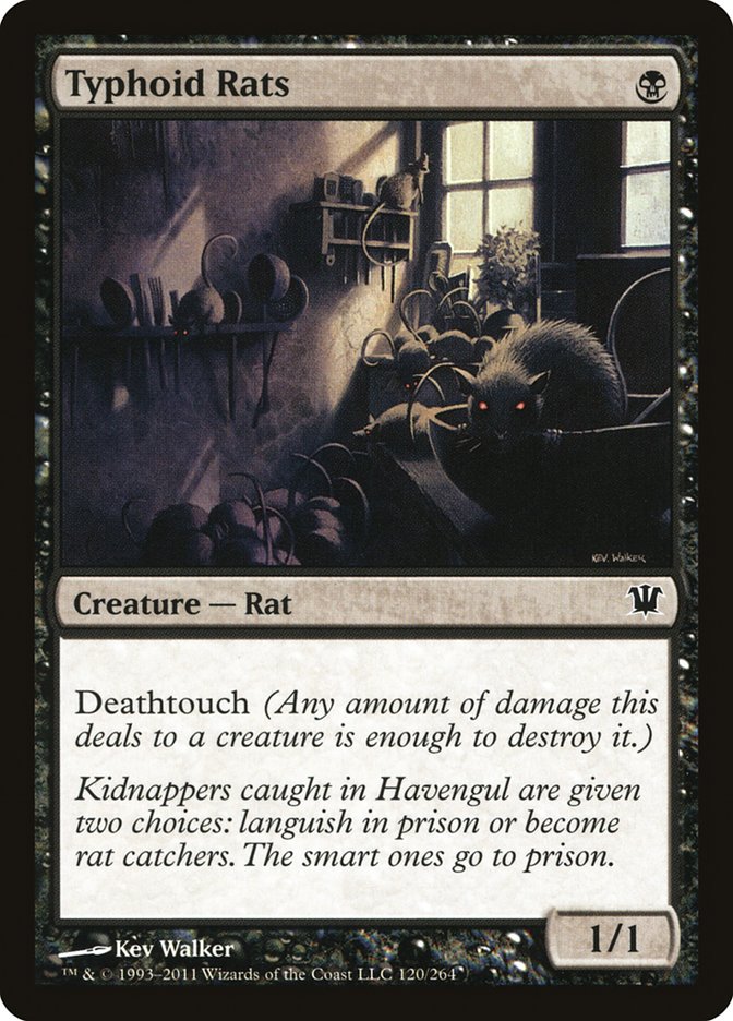 Typhoid Rats [Innistrad] | Game Master's Emporium (The New GME)