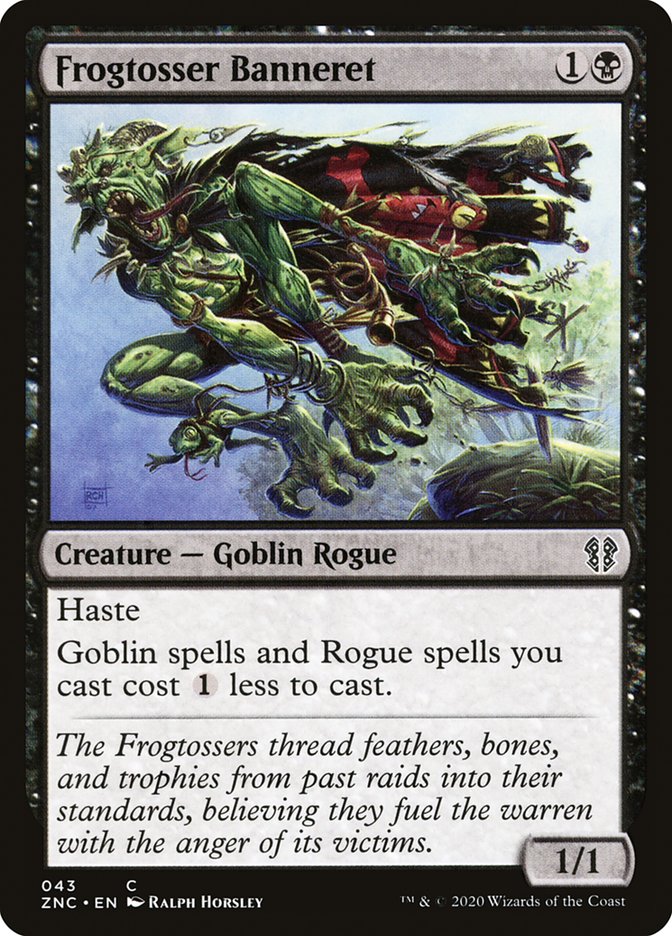 Frogtosser Banneret [Zendikar Rising Commander] | Game Master's Emporium (The New GME)