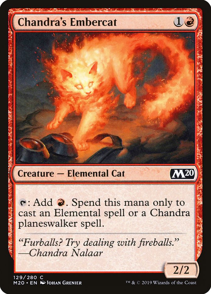 Chandra's Embercat [Core Set 2020] | Game Master's Emporium (The New GME)
