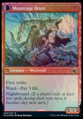 Brutal Cathar // Moonrage Brute [Innistrad: Midnight Hunt Prerelease Promos] | Game Master's Emporium (The New GME)