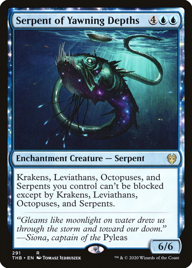 Serpent of Yawning Depths [Theros Beyond Death] | Game Master's Emporium (The New GME)