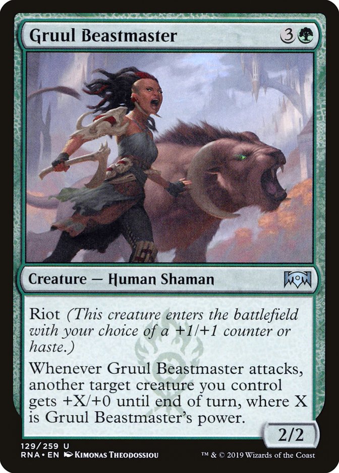 Gruul Beastmaster [Ravnica Allegiance] | Game Master's Emporium (The New GME)