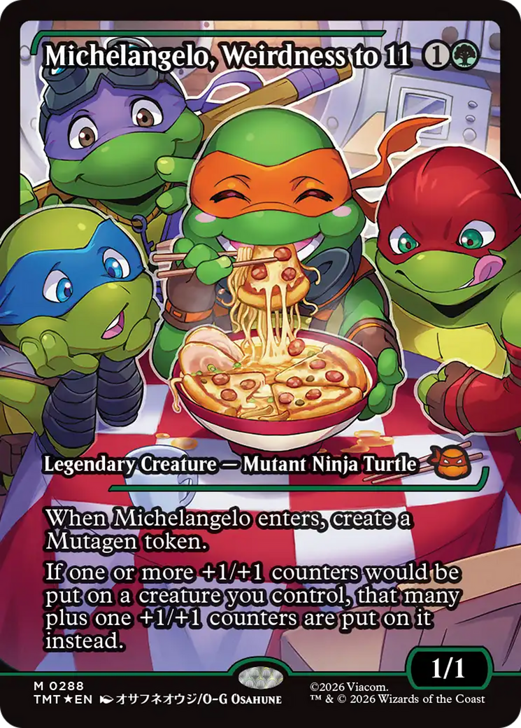 Michelangelo, Weirdness to 11 (Showcase) [Teenage Mutant Ninja Turtles] | Game Master's Emporium (The New GME)