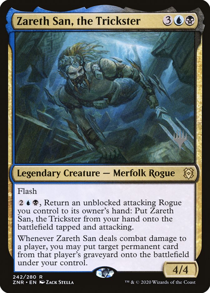 Zareth San, the Trickster (Promo Pack) [Zendikar Rising Promos] | Game Master's Emporium (The New GME)