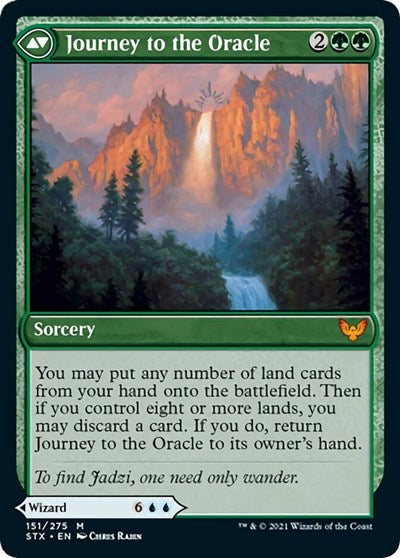 Jadzi, Oracle of Arcavios // Journey to the Oracle [Strixhaven: School of Mages Prerelease Promos] | Game Master's Emporium (The New GME)