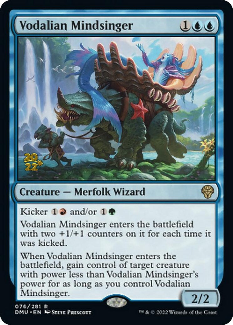Vodalian Mindsinger [Dominaria United Prerelease Promos] | Game Master's Emporium (The New GME)