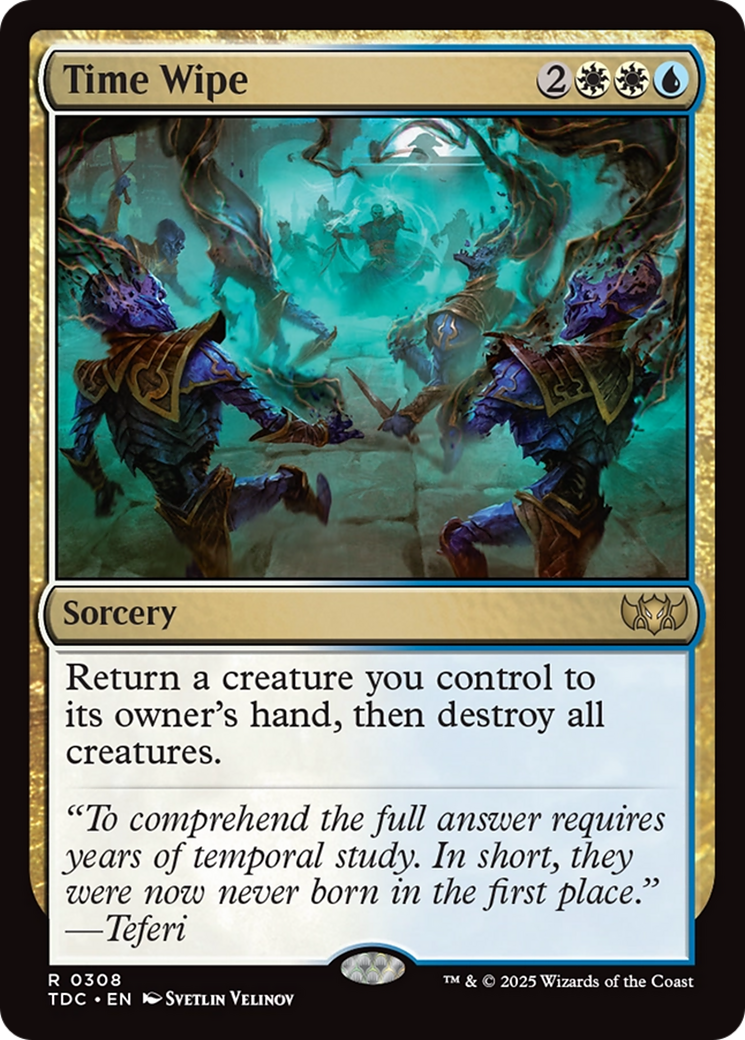 Time Wipe [Tarkir: Dragonstorm Commander] | Game Master's Emporium (The New GME)