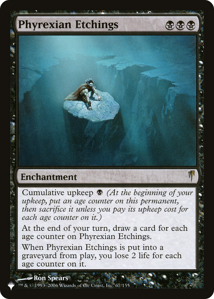 Phyrexian Etchings [The List] | Game Master's Emporium (The New GME)