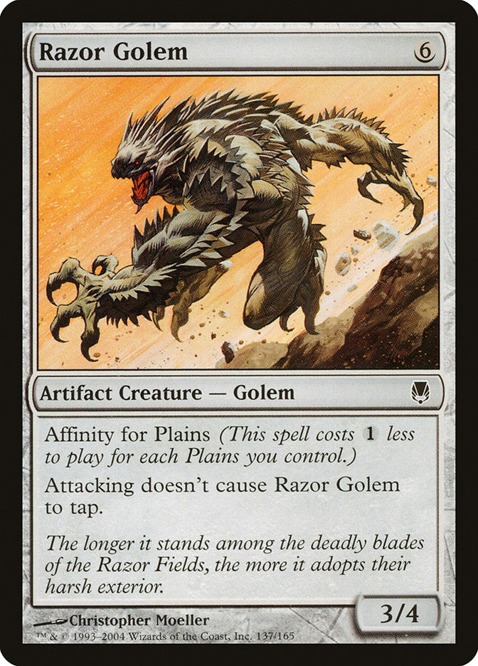 Razor Golem [Darksteel] | Game Master's Emporium (The New GME)